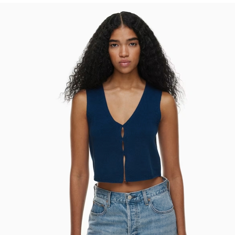 Wilfred Basque Sweater Vest In Ultramarine Blue *As Is